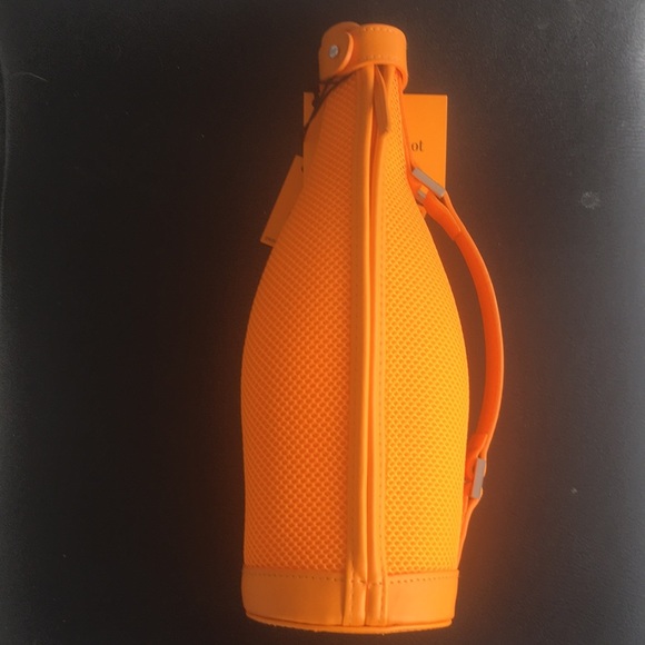 NWT: Veuve Clicquot Brut Champagne Ice Jacket Insulated Bottle Sleeve - Orange - Picture 7 of 11
